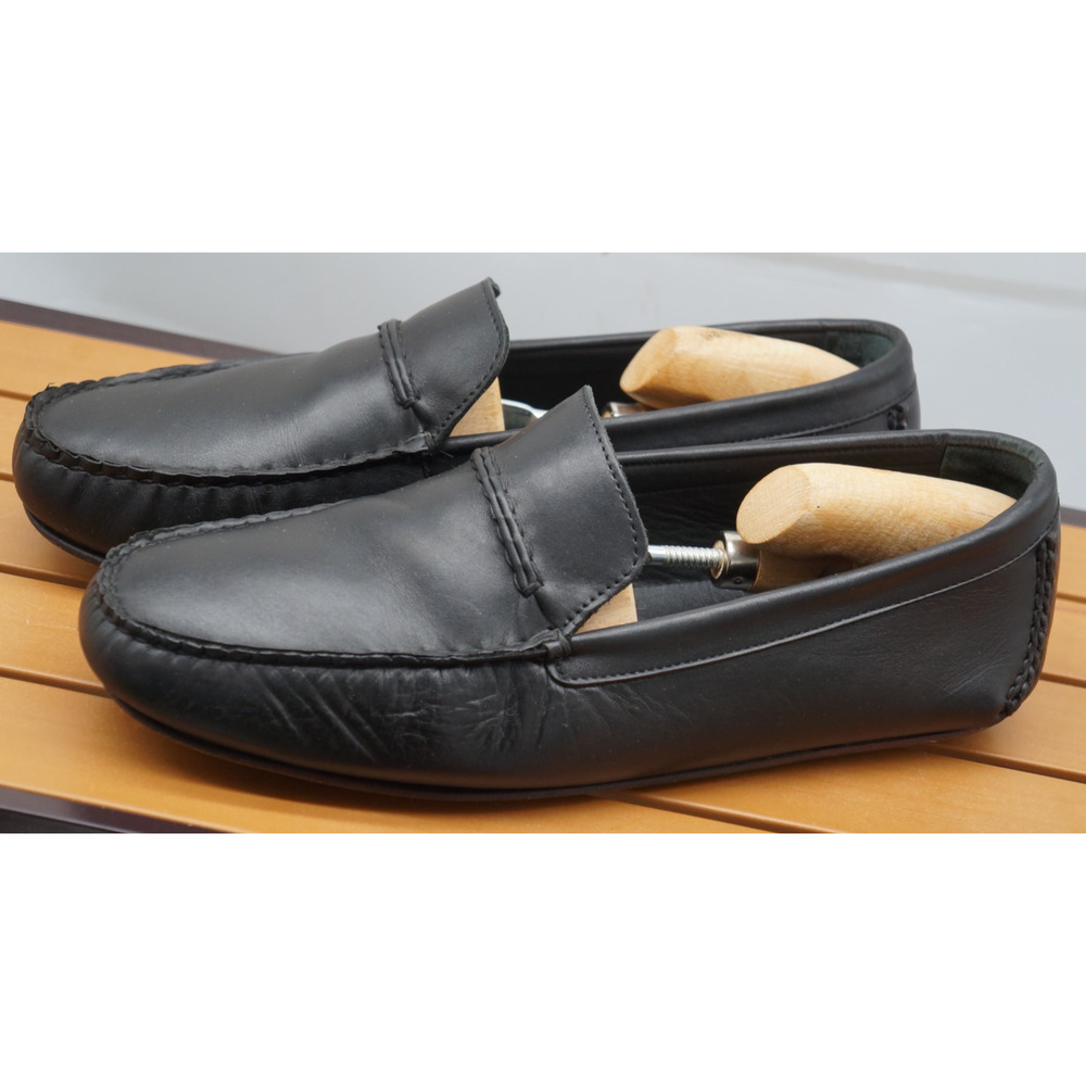 Allen Edmonds Super Sport Loafer Shoes Moccasin Black Men Size 11.5 EEE (Wide) - Picture 5 of 13